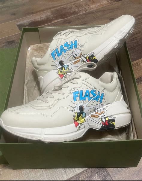 donald duck gucci sneakers|gucci duck flash shoes.